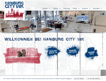 Tablet Screenshot of hamburg-city-ink.de